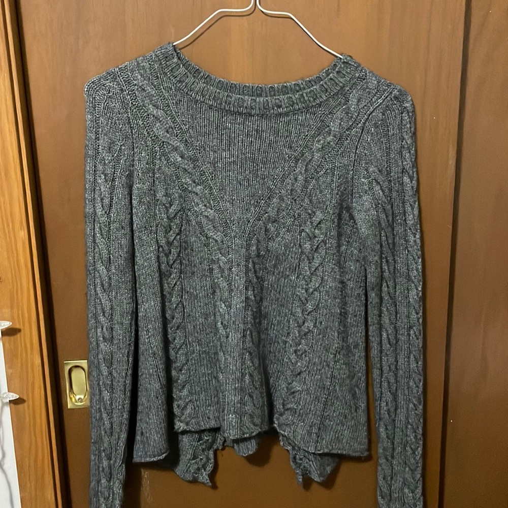 Gray Cashmere Sweater